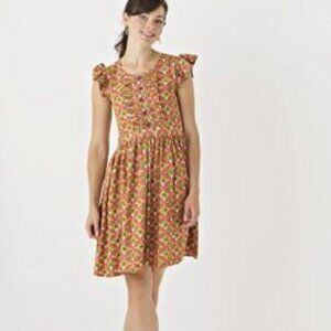 Matilda Jane Character Counts Lucy Floral Dress Large fits Medium
